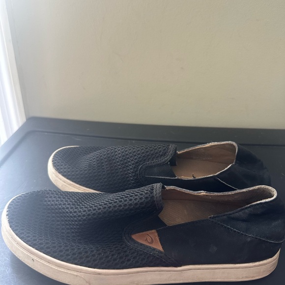 Women’s Olukai Pehuea navy slip on boat sneaker style casual shoes 8.5 - Picture 1 of 6